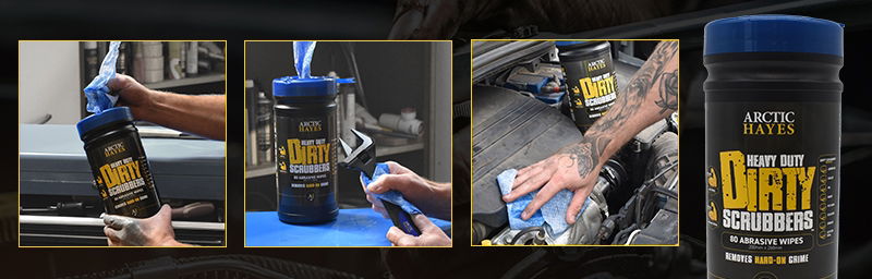 NEW Dirty Scrubbers Heavy-Duty Abrasive Wipes