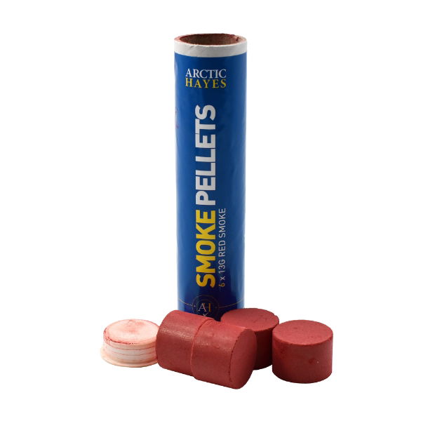 13g Red Smoke Pellets (Tube of 6)