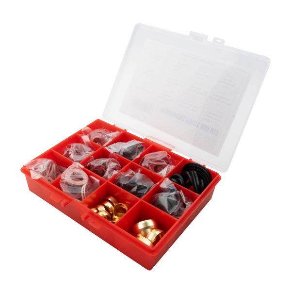 Fibre and Rubber Washer Kit (210 Pieces)