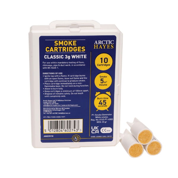 3g White Smoke Cartridges (Pack of 10)