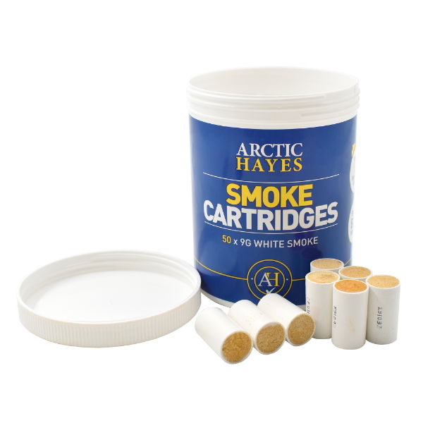 9g White Smoke Cartridges (Tub of 50)